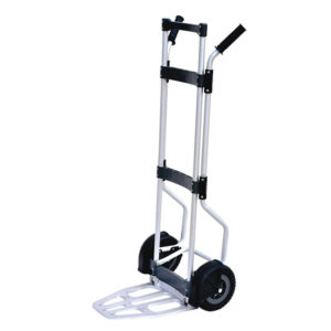 Aluminum Fold Up Hand Truck with Collapsible Twin Handles