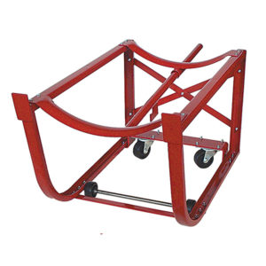 55 Gallon Drum Cradle with 2.5" Poly Wheels