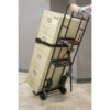 File Cabinet on Appliance Truck with Manual Belt Tightener