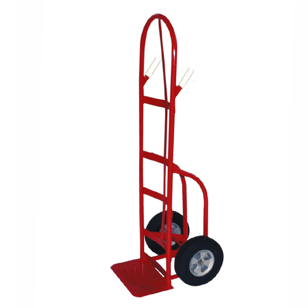 Twin Pin Handle Truck with 10" Solid Puncture Proof Tires and Stair Climbers