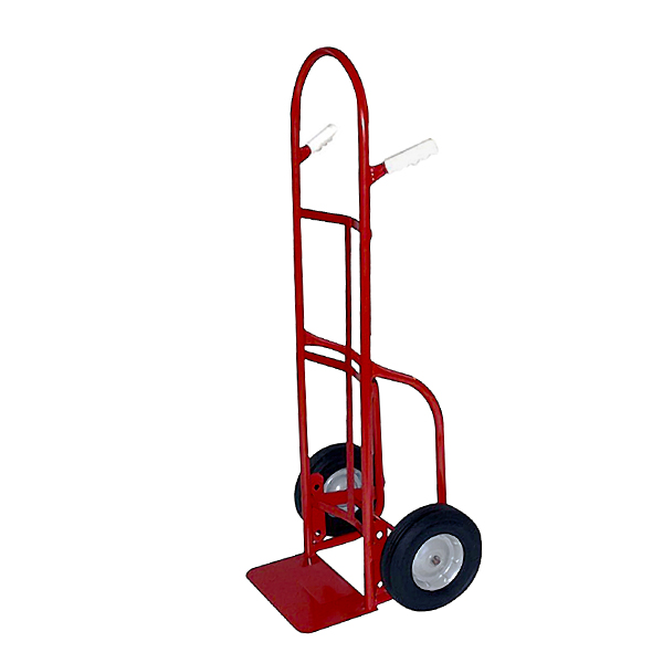 Twin Pin Handle Truck with 10" Solid Puncture Proof Tires, Steel Hub and Stair Climbers