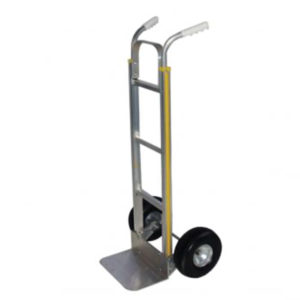 Modular Aluminum Dual Handle Truck with 10 Inch Puncture Proof Tires with Steel Hub