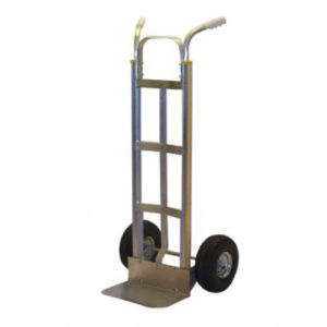 Modular Aluminum Dual Handle Truck with 10 Inch Puncture Proof Tires with Steel Hub