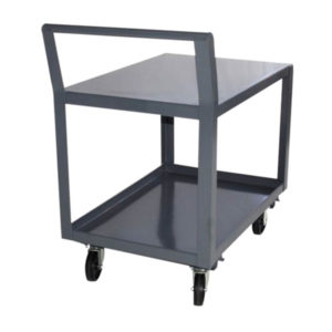 30 inch X 48 inch Welded Stock Cart with 5 inch Poly Casters