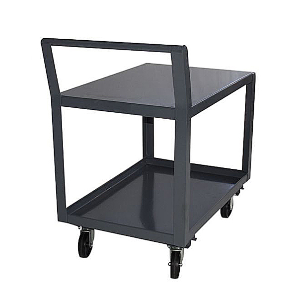 24 inch X 36 inch Welded Stock Cart with 6 inch Poly Casters