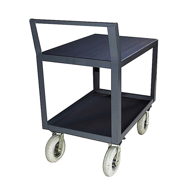 24" X 36" 2 Level Instrument Cart with 8" Pneumatic Casters