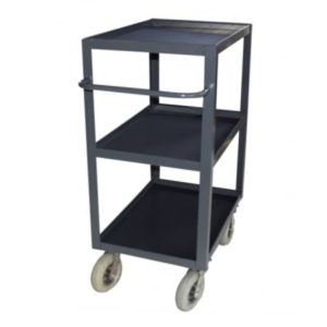 24" X 36" 3 Level Instrument Cart with 8" Pneumatic Casters