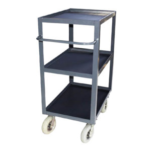 30" X 60" 3 Level Instrument Cart with 8" Pneumatic Casters