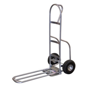 Welded Aluminum Truck with P-Handle with 10" Pneumatic Tires