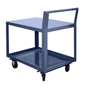 24 inch X 36 inch Welded Stock Cart with 5 inch Poly Casters