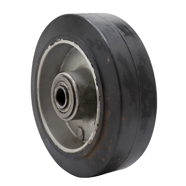 50010 6" Mold-on Rubber Wheel Angle