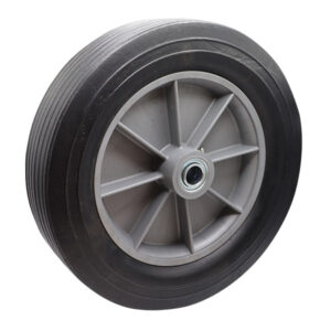 50012 12 Inch Mold-on Rubber Wheel Angle View