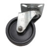 4" Polyurethane Swivel Plate Caster Side